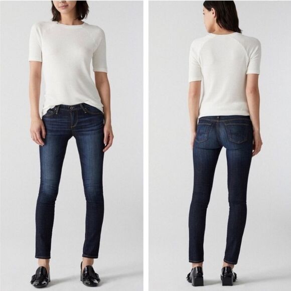 🔹️Adriano Goldschmied Blue Stilt Cigarette Jeans Size 4/27 Regular - Picture 1 of 13